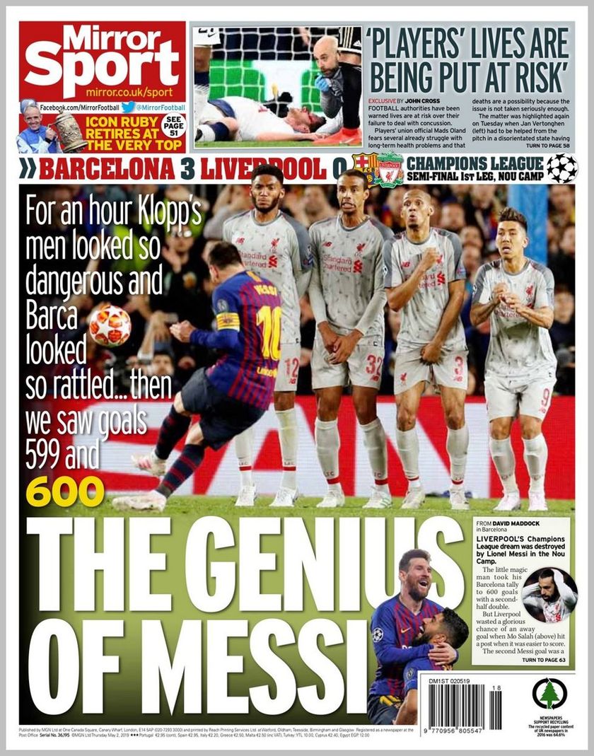 Mirror Sport: «Η ιδιοφυία του Μέσι»