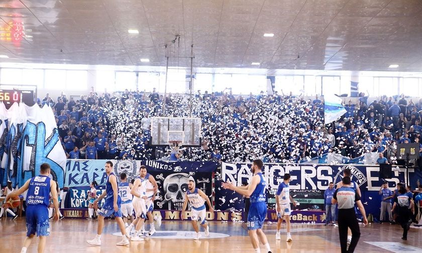 Η φιέστα του Ιωνικού για την άνοδο στην Basket League (vid) 