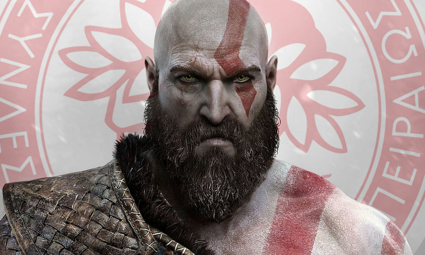 God of War: Στο ντοκιμαντέρ «Raising Kratos» με μπλούζα του Ολυμπιακού! (pic+vid)