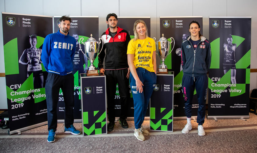 Volley Champions League: Σήμερα οι τελικοί ανδρών και γυναικών στο Βερολίνο