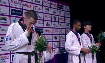 «Ασημένιος» ο Τεληκωστόγλου στο Παγκόσμιο πρωτάθλημα τάε κβον ντο 