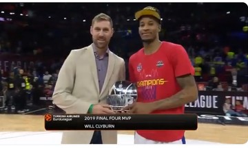 EuroLeague Final Four 2019 - MVP του Final Four ο Κλάιμπερν (vid)
