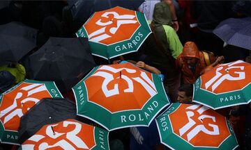 Αναβλήθηκαν λόγω βροχής οι προημιτελικοί στο Ρολάν Γκαρός