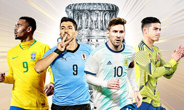 Copa America 2019: Τα προφίλ, η χρυσή βίβλος, τα ρόστερ, το πρόγραμμα και η TV