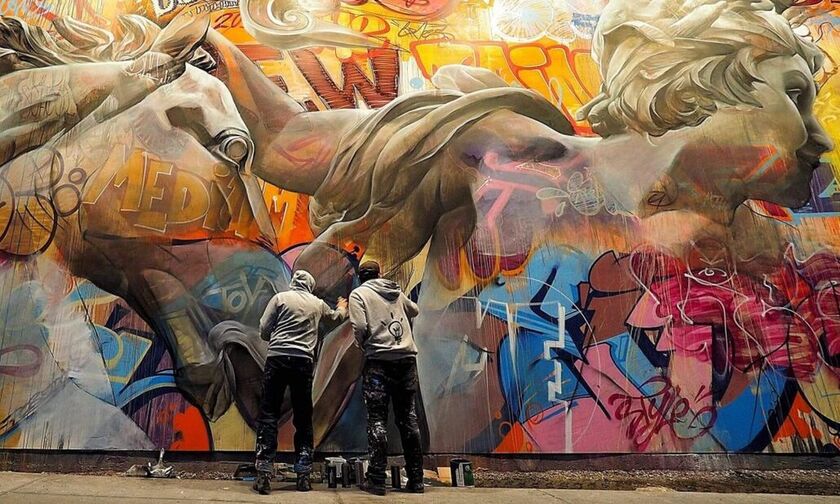 Οι θεοί του Ολύμπου γίνονται street art σε όλο τον κόσμο