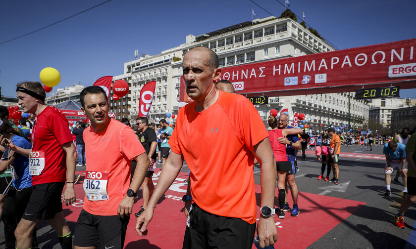  Ο Παναγιώτης Αγγελόπουλος έτρεξε στον Olympus Marathon
