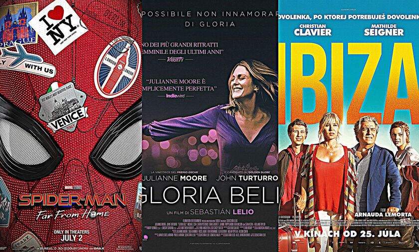 Νέες ταινίες: Spider-Man: Μακριά από τον Τόπο του, Γκλόρια, Διακοπές στην Ίμπιζα