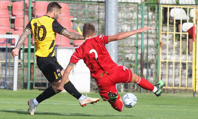 AEK-Γκόρνικ: Το γκολ του Λιβάγια για το 1-0 (vid)