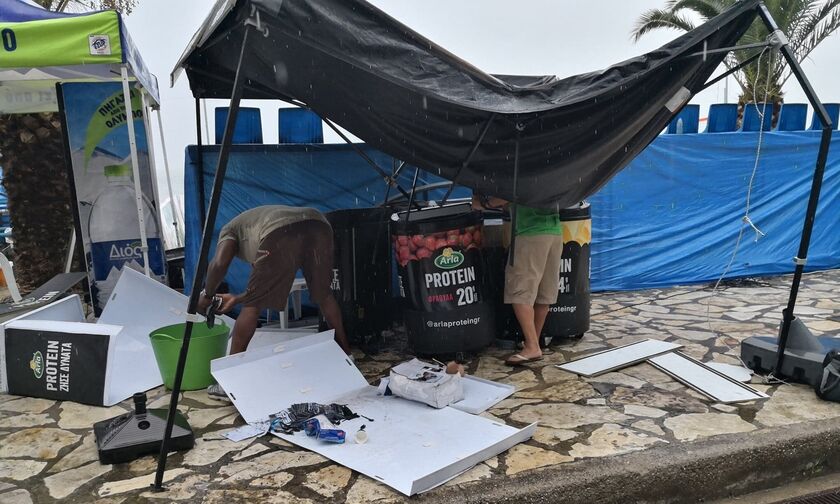 Beach Volley: Οι καταστροφές δεν εμπόδισαν την διεξαγωγή του ANTIRRION MASTERS (pics)