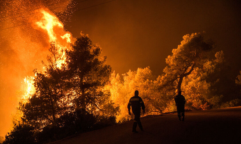 Πυρκαγιά στον Μαραθώνα, σε συναγερμό η Πυροσβεστική (pic)