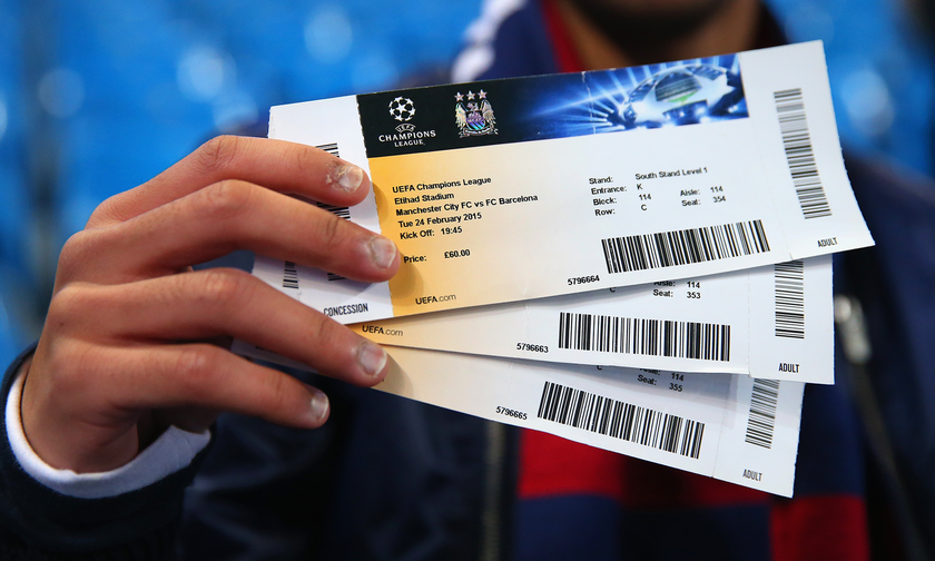 Η UEFA έθεσε όριο στην ανώτατη τιμή εισιτηρίου σε Champions League και Europa League 