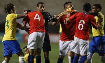 Βραζιλία - Χιλή Κ23: Γκολ και... ξύλο! (vid)