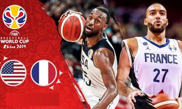 Mundobasket 2019: Live Streaming: ΗΠΑ – Γαλλία (14:00)
