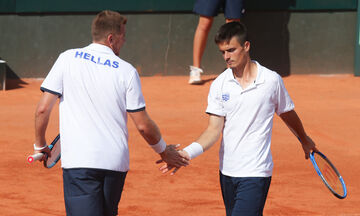 Davis Cup: Πρόκριση με 2-1 νίκες, με Λετονία στα πλέι οφ (vid)