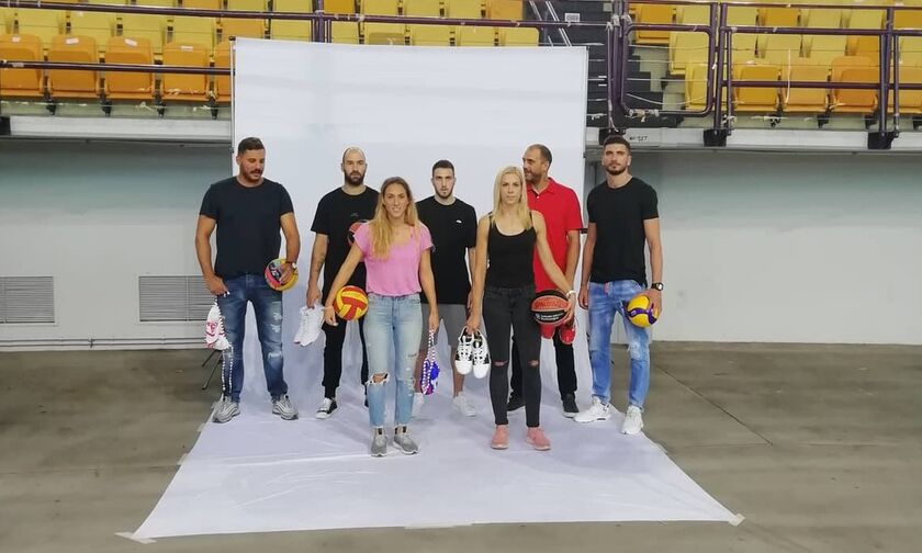 Oλυμπιακός: Παρόντες όλοι οι αρχηγοί στη media day του μπάσκετ! (pics & vid)