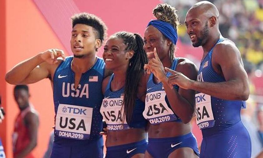 Παγκόσμιο πρωτάθλημα στίβου 2019: Άνδρες-γυναίκες έτρεξαν μαζί και έκαναν παγκόσμιο ρεκόρ στα 4χ400
