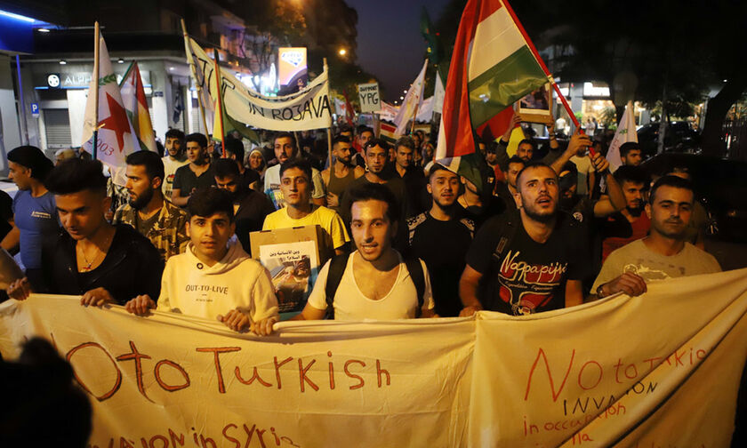 Διαδηλώσεις Κούρδων σε Αθήνα, Θεσσαλονίκη και ευρωπαϊκές πρωτεύουσες (vids)