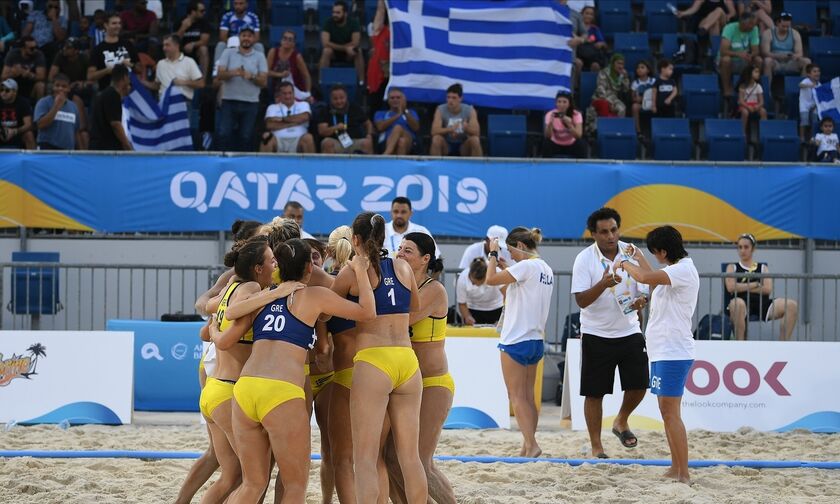 Έβδομη στα World Beach Games η Εθνική Γυναικών