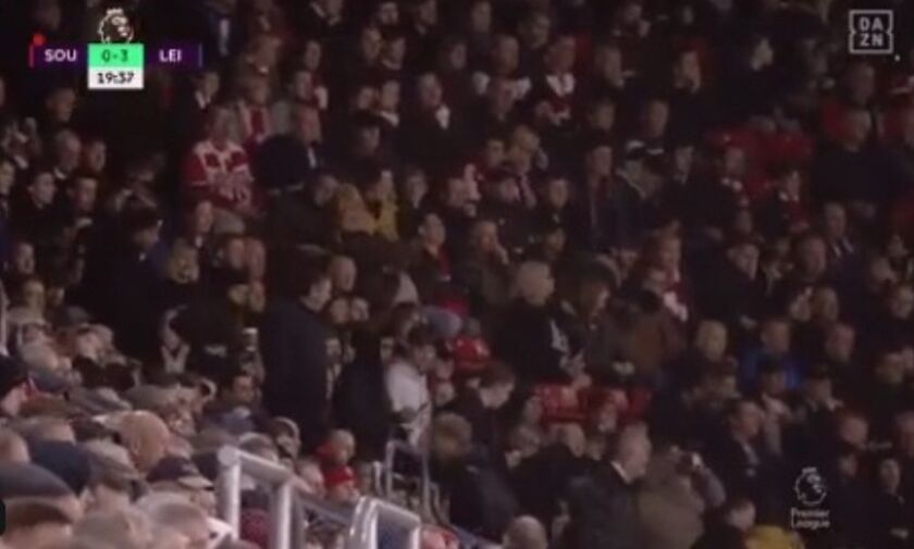 Οι οπαδοί της Σαουθάμπτον αποχώρησαν από το 20’ (vid)