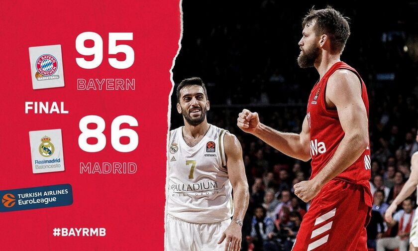 Μπάγερν - Ρεάλ 95-86: Οι Βαυαροί «πάτησαν» την Ρεάλ στο Μόναχο (vid)