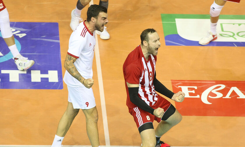 Volley League ανδρών: ΠΑΟΚ-Ολυμπιακός 0-3: Με Χουσάι 20 αστέρων (vid) 