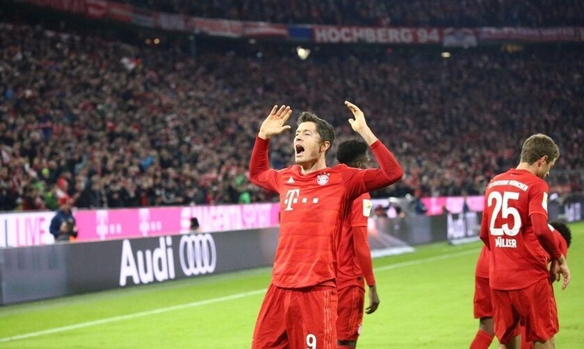 Μπάγερν Μονάχου-Ντόρτμουντ: Το γκολ του Λεβαντόφσκι για το 1-0 (vid) 