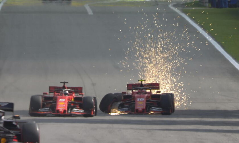 Grand Prix Βραζιλίας: Η στιγμή που οι δύο Ferrari συγκρούονται μεταξύ τους! (vid)