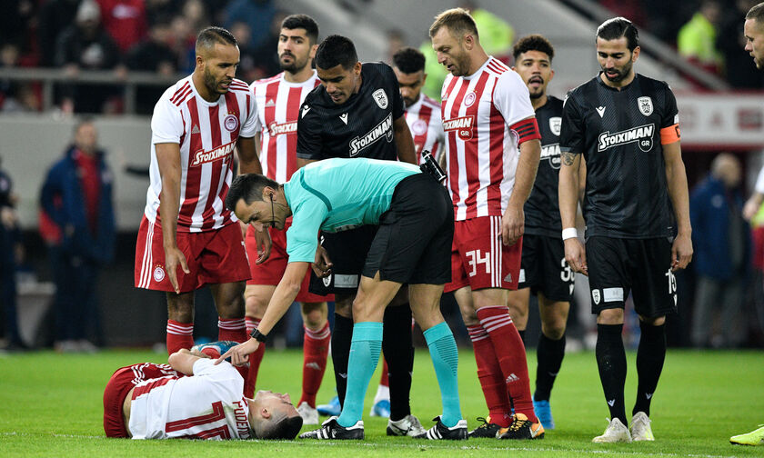 Ολυμπιακός - ΠΑΟΚ: Το πέναλτι στον Ποντένσε και το 1-1 από τον Βαλμπουενά (vid)