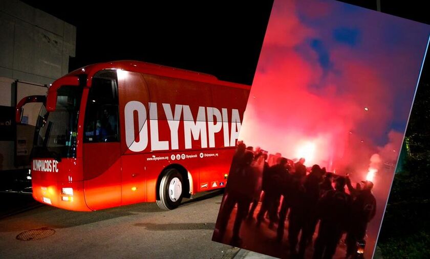 Παναιτωλικός-Ολυμπιακός: Θερμή υποδοχή του Ολυμπιακού στο Αγρίνιο (vid)