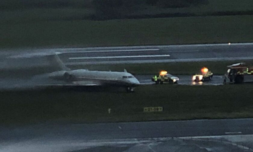 Χάος στο αεροδρόμιο προκάλεσε το τζετ του ιδιοκτήτη της Λίβερπουλ (vid)