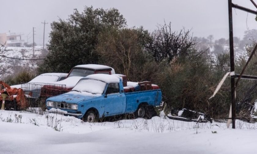 Πολλά προβλήματα στην Εθνική Οδό Αθηνών - Λαμίας από την κακοκαιρία