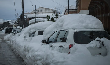 Χιόνια στο Μαρούσι και στα Βόρεια Προάστεια