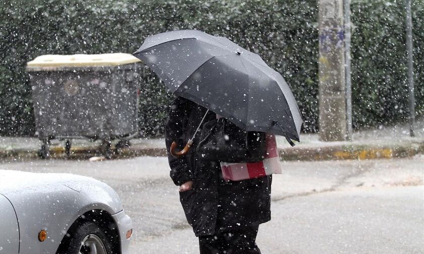 Καιρός: Βροχές και χιονόνερο - Χιόνια στα ορεινά της Αττικής!