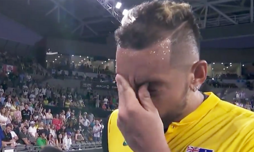 ATP Cup: Το κλάμα του Κύργιου (vid)