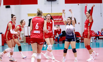 Volley League γυναικών Live score: Ολυμπιακός-Πορφύρας 3-0(25-18, 25-18, 25-10)