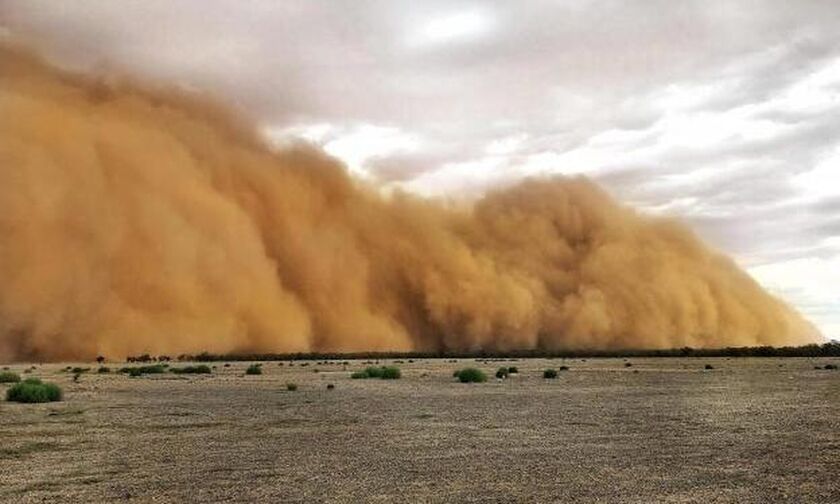 Κλιματικός εφιάλτης δίχως τέλος: Και αμμοθύελλες στην Αυστραλία! (vids)