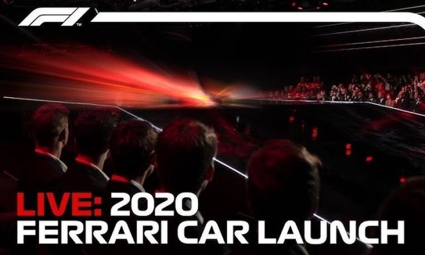 LIVE: Δείτε την παρουσίαση του νέου μονοθέσιου της Ferrari F1 2020!