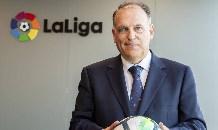 Χαρούμενος ο πρόεδρος της La Liga με την «καμπάνα» της Σίτι