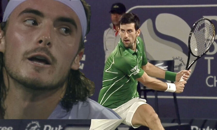 Dubai Tennis Championships: Τσιτσιπάς - Tζόκοβιτς 0-2: Πολύ σκληρός για να χάσει... (highligts)