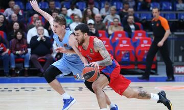 ΤΣΣΚΑ Μόσχας-Ζενίτ Αγ. Πετρούπολης 86-78: Άνετη νίκη πριν τον ΠΑΟ