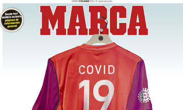 Το συγκλονιστικό πρωτοσέλιδο της Marca για τον κορονοϊό (pic)