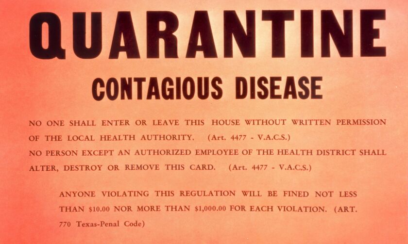 Καραντίνα, ιταλιστί quarantena - Νταν Μπράουν, Μπιλ Γκέιτς και κορονοϊός