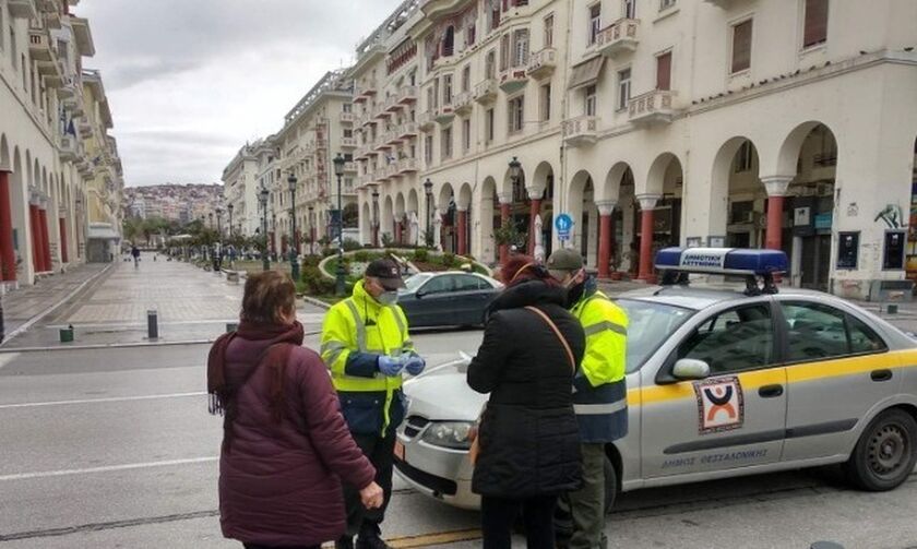 Θεσσαλονίκη: Πρόστιμο σε 82χρονο χωρίς δήλωση μετακίνησης