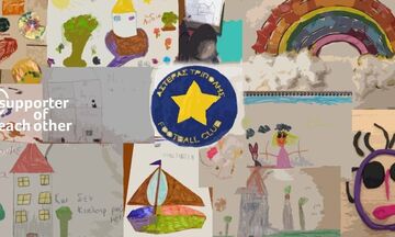 Οι ζωγραφιές των παιδιών των παικτών του Αστέρα Τρίπολης (pic)
