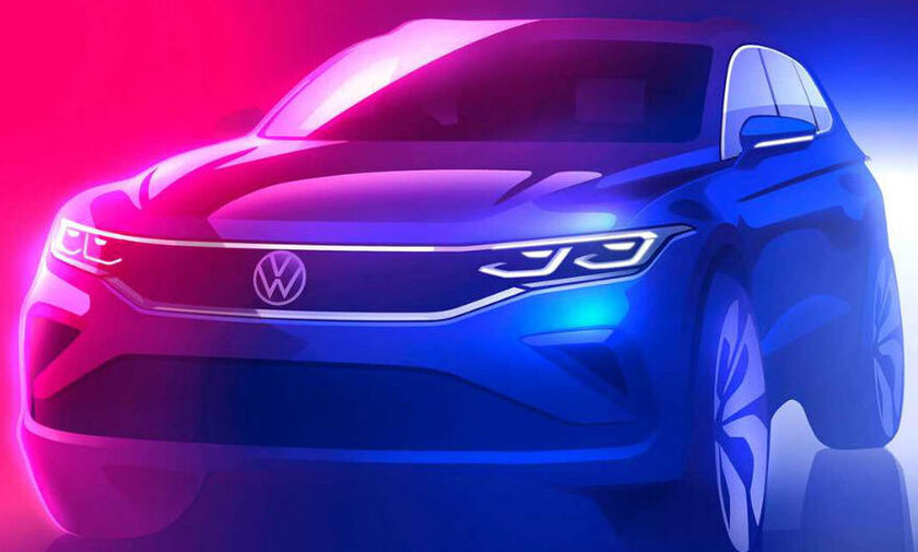 Πρώτη επίσημη ματιά στο VW Tiguan facelift
