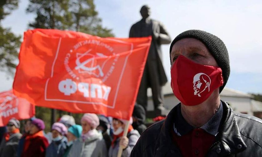 Μόσχα: Έσπασαν την καραντίνα για να τιμήσουν την επέτειο γέννησης του Λένιν