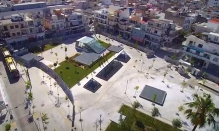 Έτοιμη η πλατεία Αγίου Νικολάου Νίκαιας - Αγ. Ι. Ρέντη - «Η οροφή του ΜΕΤΡO» - Δείτε το βίντεο
