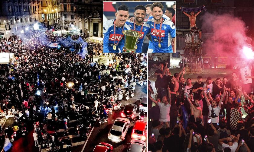 Coppa Italia: O Π.Ο.Υ. καταδίκασε τους μαζικούς πανηγυρισμούς στη Νάπολη