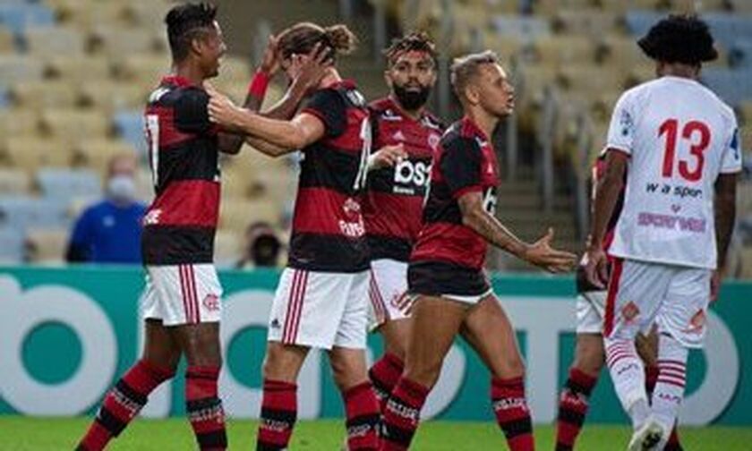 Βραζιλία: Η Φλαμένγκο 3-0 την Μπάνγκου στην επανέναρξη του πρωταθλήματος (pic, vid)