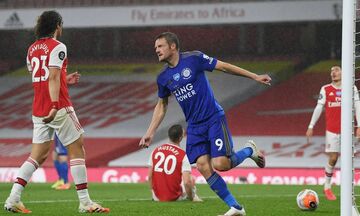 Premier League: Ο Βάρντι γλίτωσε την Λέστερ, 1-1 με την Άρσεναλ (highlights)